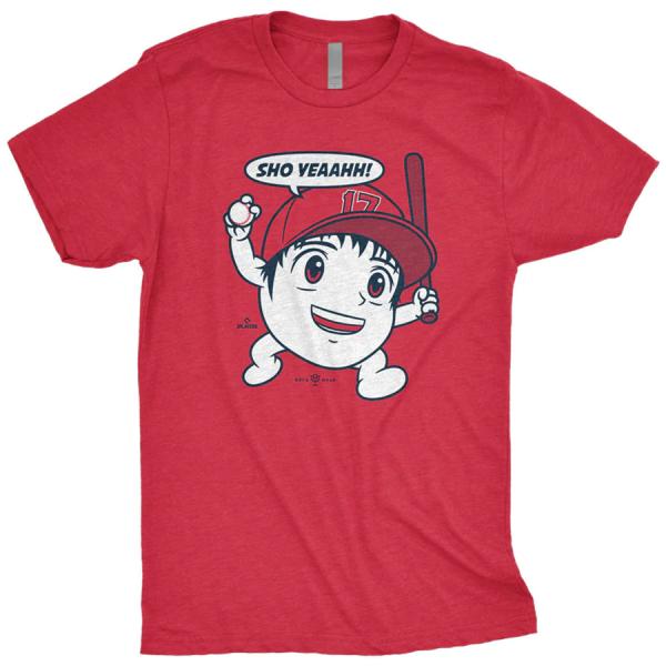 【海外限定版】MLB 大谷翔平 エンゼルス Tシャツ Sho Yeah T-Shirt RotoWe...