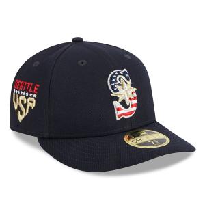 MLB マリナーズ キャップ 2023 独立記念日 4th of July 59FIFTY ロープロファイル ニューエラ/New Era ネイビー｜selection-j