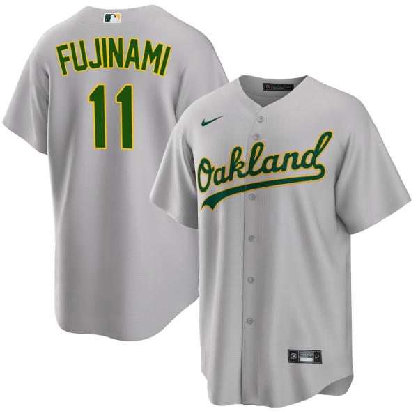 MLB 藤浪晋太郎 アスレチックス ユニフォーム Player Replica Jersey 球場限...