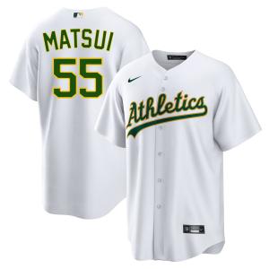 MLB 松井 秀喜 アスレチックス ユニフォーム Player Replica Jersey 球場限定 ナイキ/Nike ホワイト｜selection-j