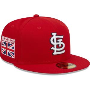 MLB カージナルス キャップ ロンドン ワールドツアーシリーズ2023 Flag 59FIFTY Fitted Hat ニューエラ/New Era レッド｜selection-j
