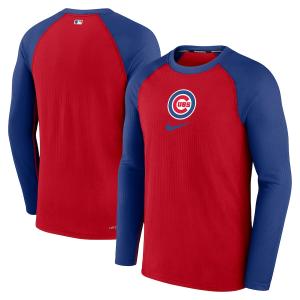 MLB カブス Tシャツ ドライフィット Game Long Sleeve Top ナイキ/Nike Sport Red｜selection-j