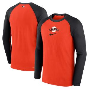 MLB サンフランシスコ・ジャイアンツ Tシャツ ドライフィット Game Long Sleeve Top ナイキ/Nike Team Orange｜selection-j