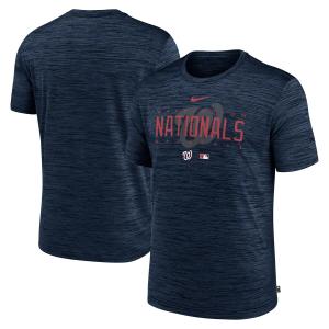 MLB ナショナルズ Tシャツ ドライフィット ヴェロシティ プラクティス Short Sleeve Tee ナイキ/Nike Pitch Blue｜selection-j
