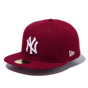 MLB ヤンキース キャップ 59Fifty Color Cap ニューエラ/New Era カーディナル｜selection-j