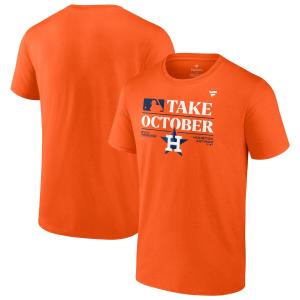 MLB アストロズ Tシャツ 2023 ポストシーズン プレーオフ ロッカールーム T-Shirt Fanatics Branded オレンジ｜selection-j