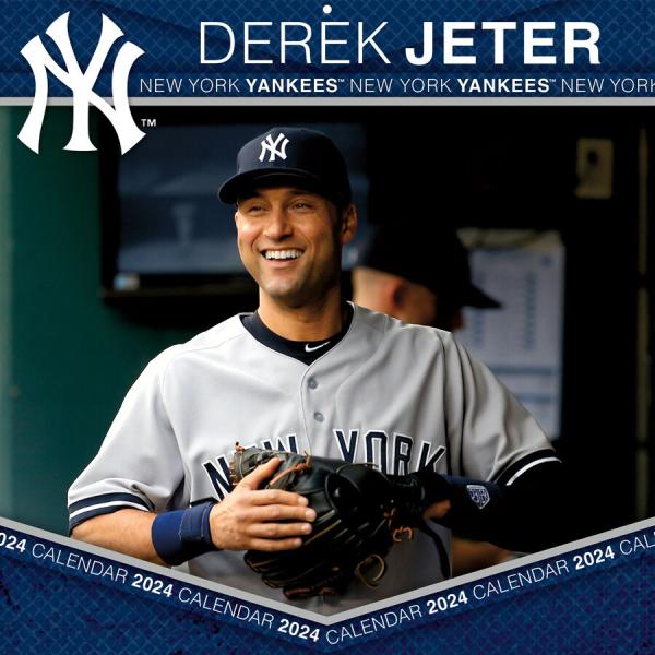 MLB デレク・ジーター ヤンキース カレンダー 2024 Player 壁掛け Wall Cale...