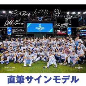 MLB レンジャーズ フォトグラフ 2023 ワールドシリーズ 優勝記念 Celebration 直...