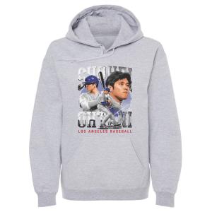 MLB 大谷翔平 ドジャース パーカー Los Angeles D Vintage WHT Hoodie 500Level グレー｜selection-j