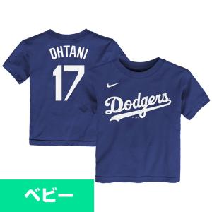 MLB 大谷翔平 ドジャース Tシャツ ベイビー インファント Infant ネーム&ナンバー T-Shirt ナイキ/Nike ロイヤル｜selection-j