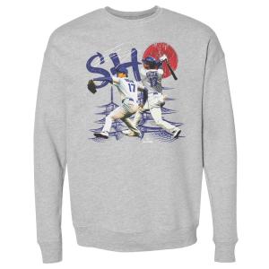 MLB 大谷翔平 ドジャース スウェット Los Angeles D SHO Dual WHT Sweatshirt 500Level ヘザーグレー｜selection-j