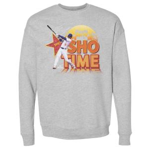 MLB 大谷翔平 ドジャース スウェット Los Angeles D Sho Time Sign WHT Sweatshirt 500Level ヘザーグレー｜selection-j