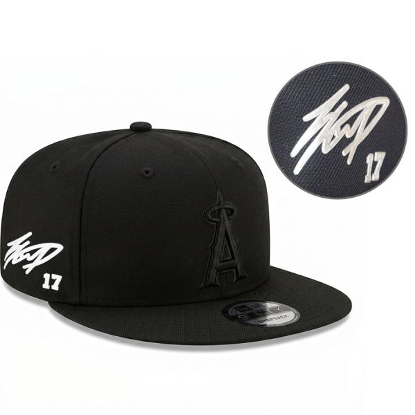 MLB 大谷翔平 エンゼルス キャップ 海外カスタム クロームパッチ Basic 9FIFTY Sn...