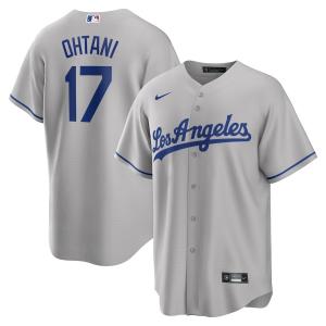 MLB 大谷翔平 ドジャース ユニフォーム レプリカジャージ Replica Player Jersey 海外買い付け カスタム ナイキ/Nike グレー｜selection-j