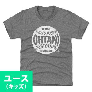 MLB 大谷翔平 ドジャース Tシャツ キッズサイズ ユース Baseball WHT 500Level グレー｜selection-j