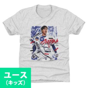 MLB 大谷翔平 ドジャース Tシャツ キッズサイズ ユース Collage 500Level アッシュ｜selection-j