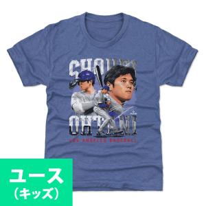 MLB 大谷翔平 ドジャース Tシャツ キッズサイズ ユース Vintage WHT 500Level ロイヤル｜selection-j