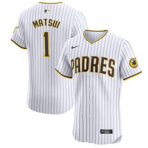 MLB 松井裕樹 パドレス ユニフォーム Home エリート オーセンティック Jersey ナイキ/Nike ホワイト｜selection-j