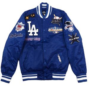 MLB ドジャース ジャケット 2601 - MEN'S SATIN JACKET (2022 All Star Game) オールスターゲーム2022 Pro Standard ロイヤル｜selection-j