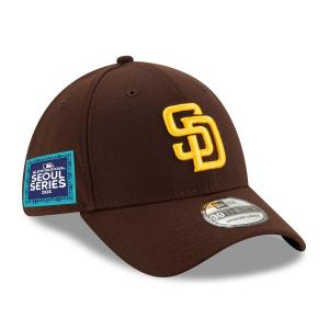 MLB パドレス キャップ 2024 MLB World Tour ソウルシリーズ 39THIRTY Flex Hat ニューエラ/New Era ブラウン｜selection-j