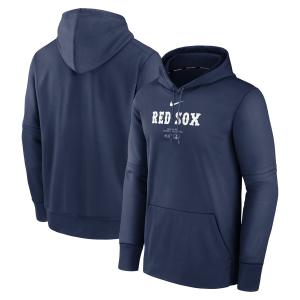 MLB レッドソックス パーカー 2024 選手着用モデル オーセンティック Practice Hoodie ナイキ/Nike ネイビー｜selection-j