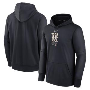 MLB レンジャーズ パーカー 2024 選手着用モデル オーセンティックシティーコネクト Practice Hoodie ナイキ/Nike ネイビー｜selection-j