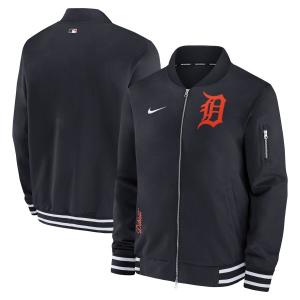 MLB タイガース ジャケット 2024 選手着用モデル オーセンティック Full-Zip Bomber Jacket ナイキ/Nike ネイビー｜selection-j