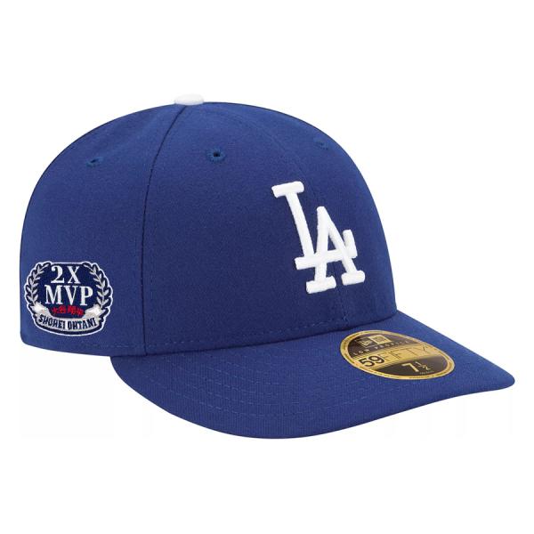 MLB 大谷翔平 ドジャース キャップ 2x MVPパッチ 59FIFTY LP ロープロファイル ...