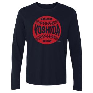 MLB 吉田正尚 レッドソックス Tシャツ Boston Baseball WHT Long Sleeve T-Shirt 500Level ネイビー｜selection-j