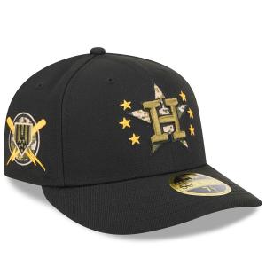 MLB アストロズ キャップ 【海外版】 2024 アームドフォースデー Low Profile 59FIFTY ニューエラ/New Era ブラック｜selection-j