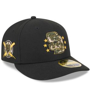 MLB パドレス キャップ 【海外版】 2024 アームドフォースデー Low Profile 59FIFTY ニューエラ/New Era ブラック｜selection-j