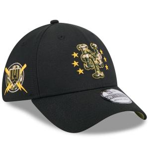 MLB メッツ キャップ 【海外版】 2024 アームドフォースデー 39THIRTY Flex Hat ニューエラ/New Era ブラック｜selection-j