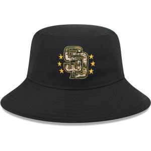 MLB パドレス キャップ 【海外版】 2024 アームドフォースデー Bucket Hat ニューエラ/New Era ブラック｜selection-j