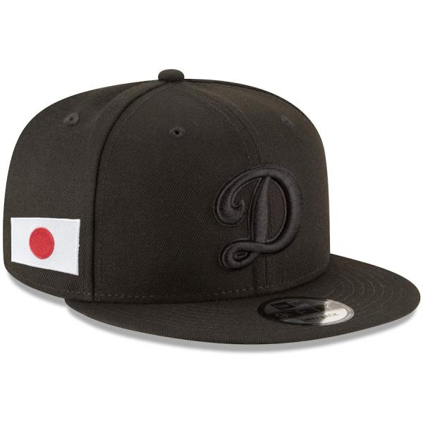 MLB 大谷翔平 ドジャース キャップ Japan Flag 日の丸パッチ 9FIFTY Snapb...