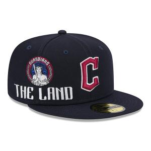 MLB ガーディアンズ キャップ 2024 シティーコネクト Icon 59FIFTY Fitted Hat ニューエラ/New Era ネイビー｜selection-j