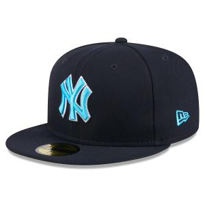 MLB ヤンキース キャップ 【海外版】 2024 Father's Day 父の日 59FIFTY Fitted Hat ニューエラ/New Era ネイビー｜selection-j