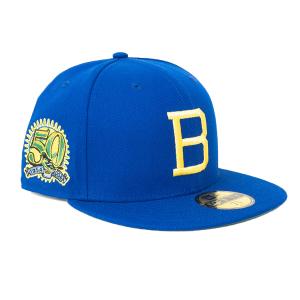 MLB オリオールズ キャップ 50周年記念パッチ 59FIFTY Fitted Hat ニューエラ/New Era ロイヤル｜selection-j