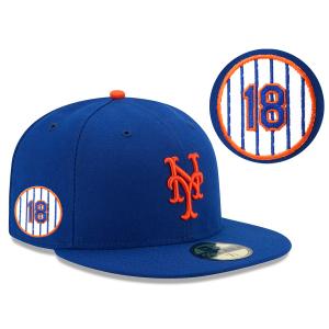 MLB ダリル・ストロベリー メッツ キャップ Authentic Performance 59FIFTY Cap 引退選手パッチ ニューエラ/New Era ゲーム｜selection-j