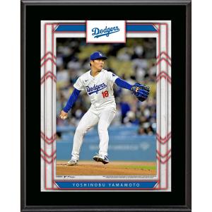 MLB 山本由伸 ドジャース フォトフレーム Fanatics Authentic 10.5 x 13 Sublimated Player Plaque fanatics｜selection-j