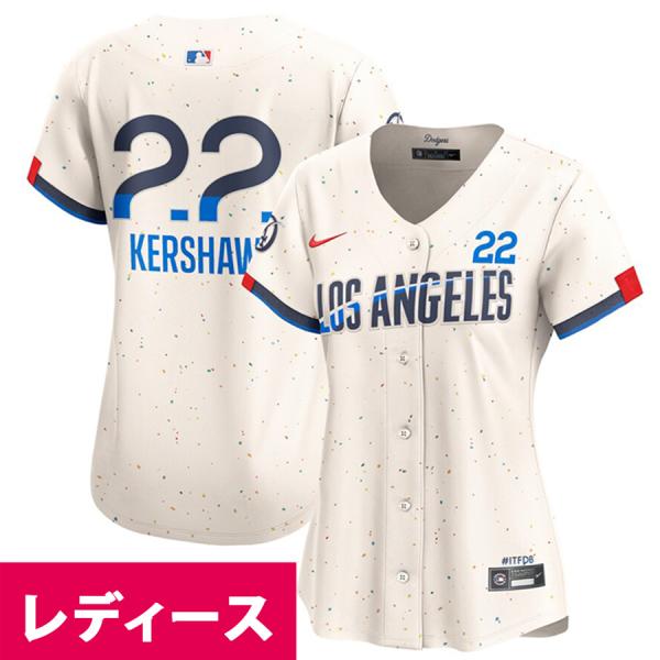 MLB クレイトン・カーショー ドジャース ユニフォーム レディースサイズ 2024 シティーコネク...