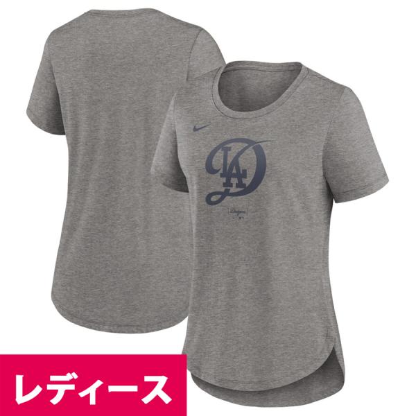 MLB ドジャース Tシャツ レディースサイズ 2024 シティーコネクト Tri-Blend T-...