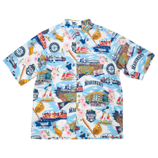 MLB マリナーズ アロハシャツ MLBオールスターゲーム2023 Scenic Aloha Shi...