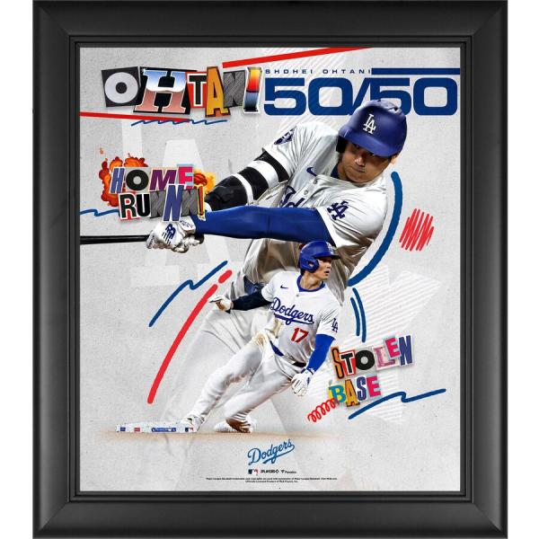 MLB 大谷翔平 ドジャース フォトフレーム 50/50達成記念 Club 15 x 17 Coll...