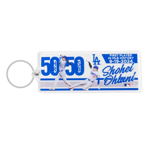 MLB 大谷翔平 ドジャース キーホルダー 50/50達成記念 Acrylic Player Key...