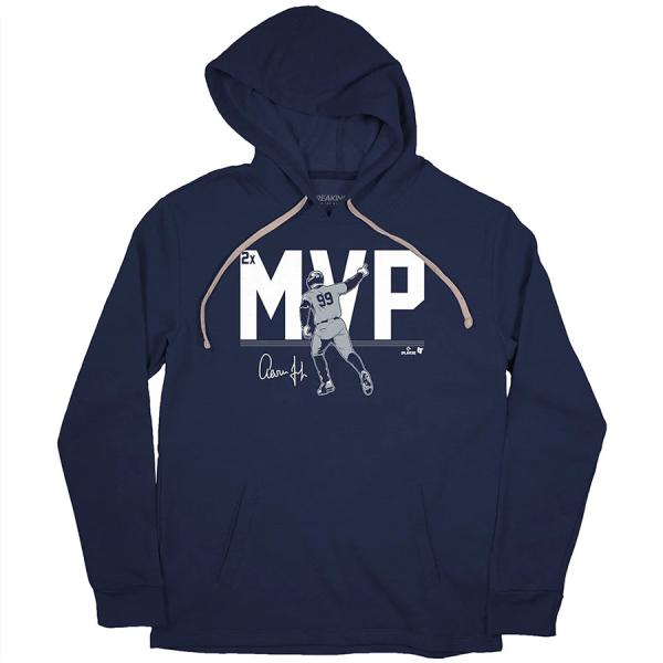 MLB アーロン・ジャッジ ヤンキース パーカー 2024 ア・リーグMVP受賞記念 Hoodie ...