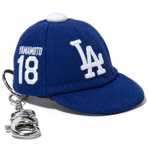 NEW ERA（ニューエラ） MLB 山本由伸 ドジャース キャップキーホルダー