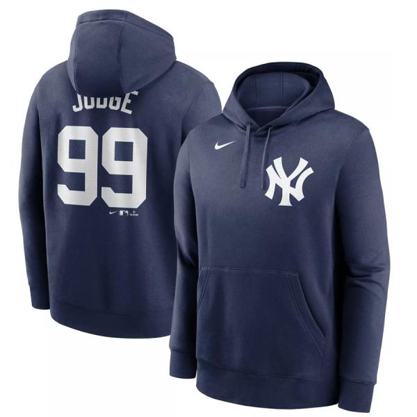 MLB アーロン・ジャッジ ヤンキース パーカー Fuse ネーム＆ナンバー Pullover Ho...