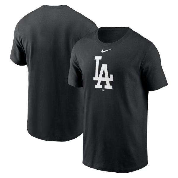 MLB ドジャース Tシャツ Fuse ラージロゴ Cotton Tee ナイキ/Nike ブラック...