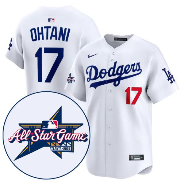 MLB 大谷翔平 ドジャース ユニフォーム オールスターゲーム2025 ホーム リミテッド ジャージ...