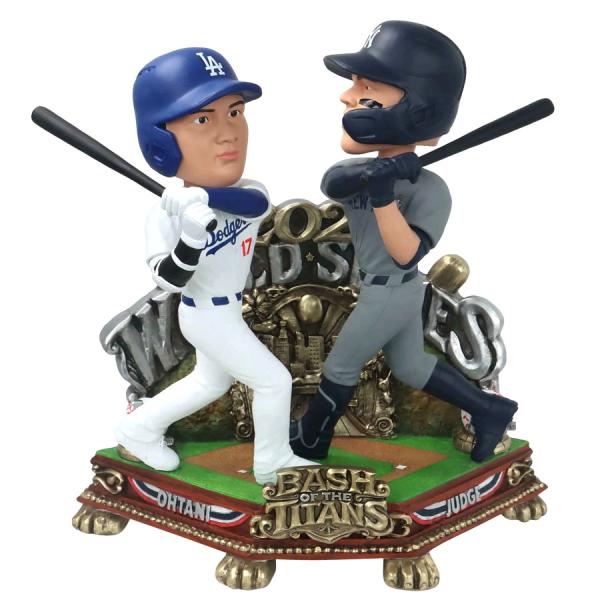 MLB ジャッジ 大谷翔平 ヤンキース vs ドジャース(ホーム) デュアルボブルヘッド 【50個限...